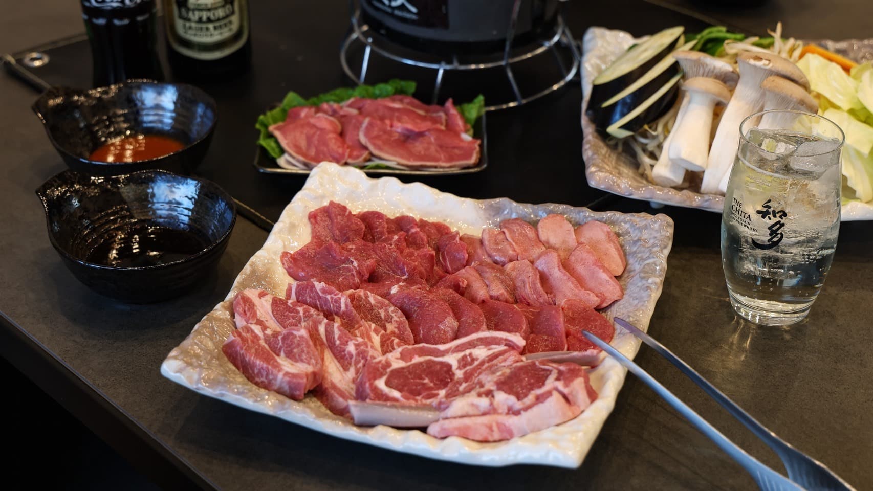 ニュージーランド産生ラム肉の盛り合わせ